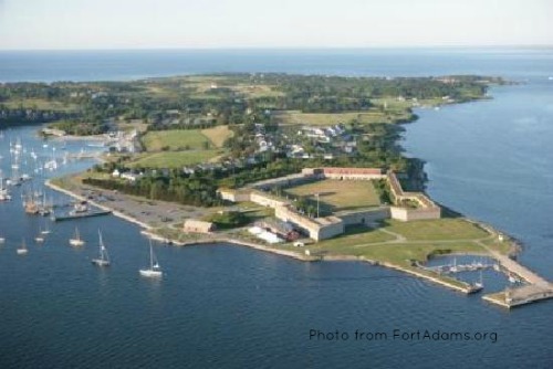 aerial fort adams, event catering